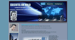 Desktop Screenshot of executel-on-hold.co.za